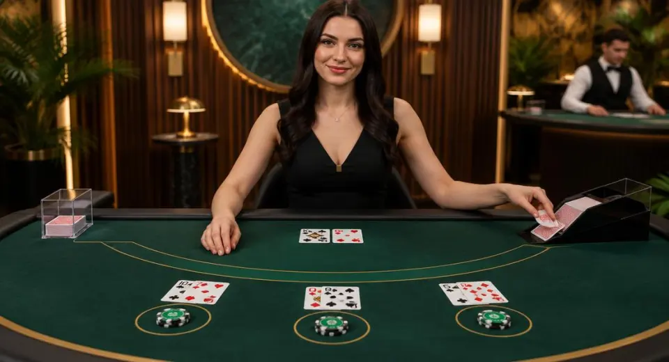 Blackjack en vivo en el catálogo descrito de SpinBetter